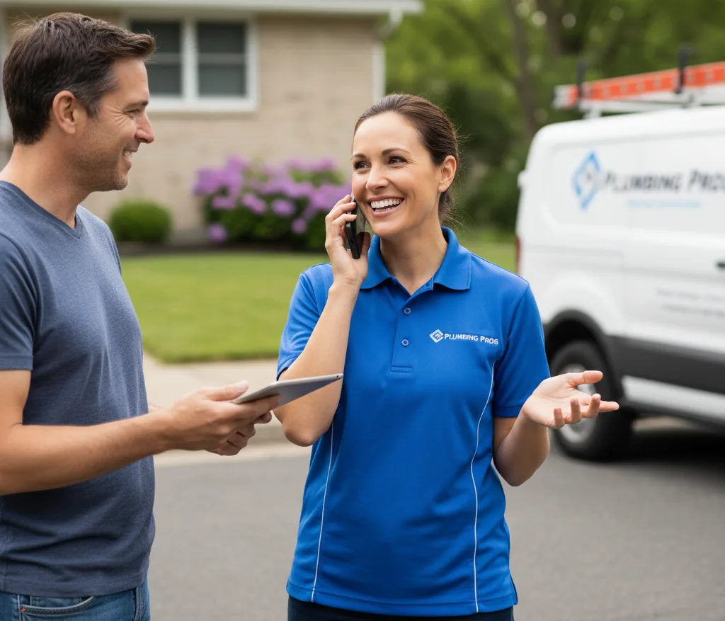 Grant Plumbing customer support in Mustang